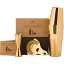 Craft Cocktail Bar Set, Gold (4 Piece)