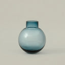 Ball Glass Vase - Marine Blue