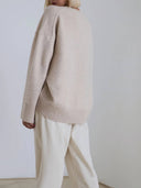 Candyfloss Oversized Pullover Sweater: White / One-size