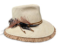 Esperanza - Fringed Fedora: Large 23/23.5