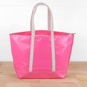 Big Sur Splash Tote: Orange / 22"W x 14"H x 8" D