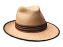 Royal - Panama Straw Fedora: Camel / Medium 22.5/23