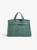 Handmade Boatkin Premium Cotton Canvas Bag Solid Color : Olive Green