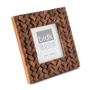 4x4" Criss Cross Wood Picture Frame