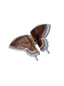 Hand-painted Swallowtail Butterfly Claw Hair Clip: Baby Blue - Limited Edition