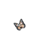Hand-painted Mini Monarch Butterfly Claw Hair Clip | Eco-Friendly: Orange