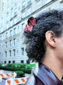 Hand-painted Lucky Dice Claw Hair Clip | Eco-Friendly: Red