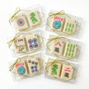Edible Marzipan Mahjong Tiles Duet Favor Box