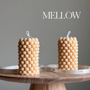 Bubble Pillar Candle - Mellow