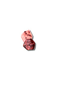 Hand-painted Lucky Dice Claw Hair Clip | Eco-Friendly: Red