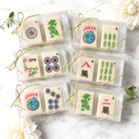 Edible Marzipan Mahjong Tiles Duet Favor Box