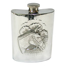 Horse Head Flask English Pewter 6 oz. SKU #: EB30306.