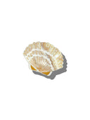 Hand-painted Seashell Claw Hair Clip | Eco-Friendly: Golden Sand