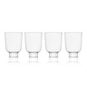 Romantic Stemless Wine Glasses Petite, Set of Four (clear)