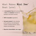 Mini Dew® Electrolytes & Trace Minerals, Hydration: Watermelon / Jar