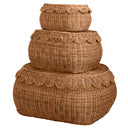 Fauna Rattan Small Basket Mocca