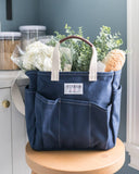 Steele Utility Tote: Waxed Brown Canvas