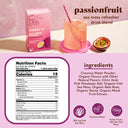 Passionfruit Sea Moss Refresher Drink - 8 Stick Pack Carton