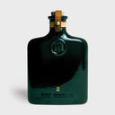 Black Ceramic Flask – Embossed Stoneware