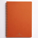 Premium Japanese Paper Ring Notebook- Tangerine A5