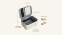 Jetsetter Train Case - Lagoon Blue