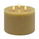 3 wick Small Dark Champagne Flameless Candle - Dark Champagne