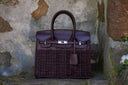Margo Wicker Handbag- Solid Colors- WS: Chocolate