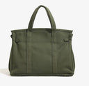 Handmade Boatkin Premium Cotton Canvas Bag Solid Color : Olive Green