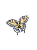 Hand-painted Swallowtail Butterfly Claw Hair Clip: Baby Blue - Limited Edition