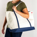 ShoreBags Classic Tote Large Private Label Customizable: Hunter Green