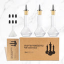 Bitters Bottles, Glass: Single Pack or Set of 3