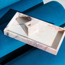 Pink Marble Rectangular Tray