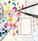 Mini Watercolor Painting Kit: Flowers