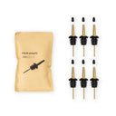 Pour Spouts, Set of 6 Bottle Pourers - Gold