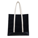 Market Tote: Navy Canvas / Navy Steeletex