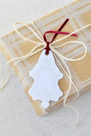 Letterpress Gift Tags | Baroque Vintage Crest: French Blue
