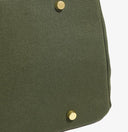 Handmade Boatkin Premium Cotton Canvas Bag Solid Color : Olive Green