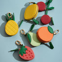 Citrus Orange Handbag Accent with Sleek Keychain Clasp: OR / ONE