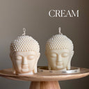 Buddha Candle - Cream