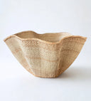 Wavy Palm Leaf Dancing Basket - Large