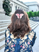 Hand-painted Swallowtail Butterfly Claw Hair Clip: Brown