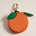 Citrus Orange Handbag Accent with Sleek Keychain Clasp: OR / ONE