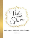 That's What She Said: Kimothy Joy