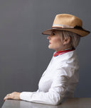 Royal - Panama Straw Fedora: Camel / Small 22/22.5