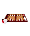 Anchor Red Travel Backgammon Set