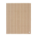 Stills Heirloom Blanket Zero Dye Tobacco Ivory Stripe