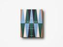 Lacquered Backgammon Blue