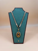 House of Lavande Vintage Gold-Tone Ornate Oval Locket Necklace