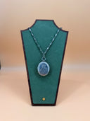 House of Lavande Antique Silver Saint Thérèse Reliquary Locket Necklace