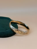 House of Lavande Vintage Gold Filled Engraved Bangle